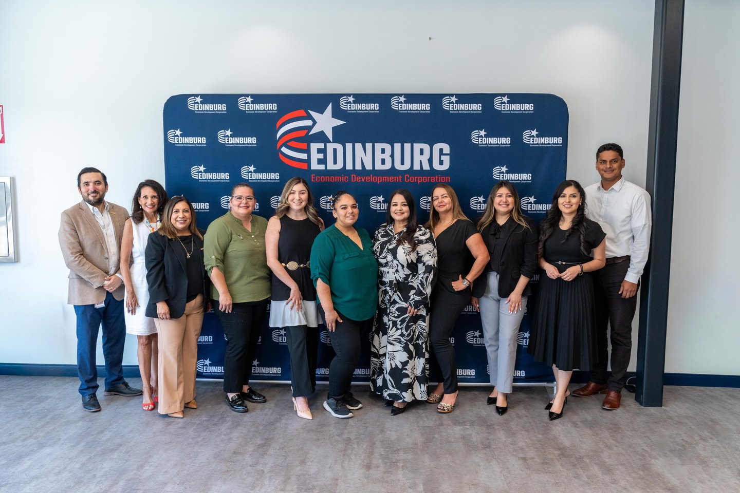 The Edinburg EDC team at the Edinburg Economic Development Corporation offices