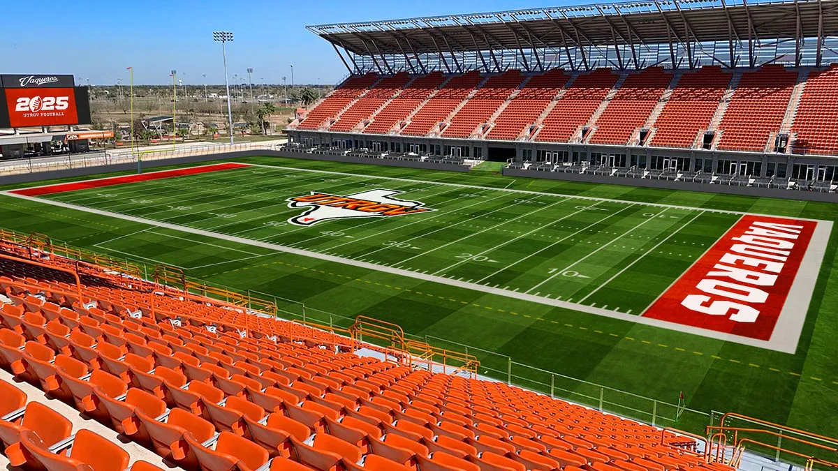 The UTRGV football stadium in Edinburg