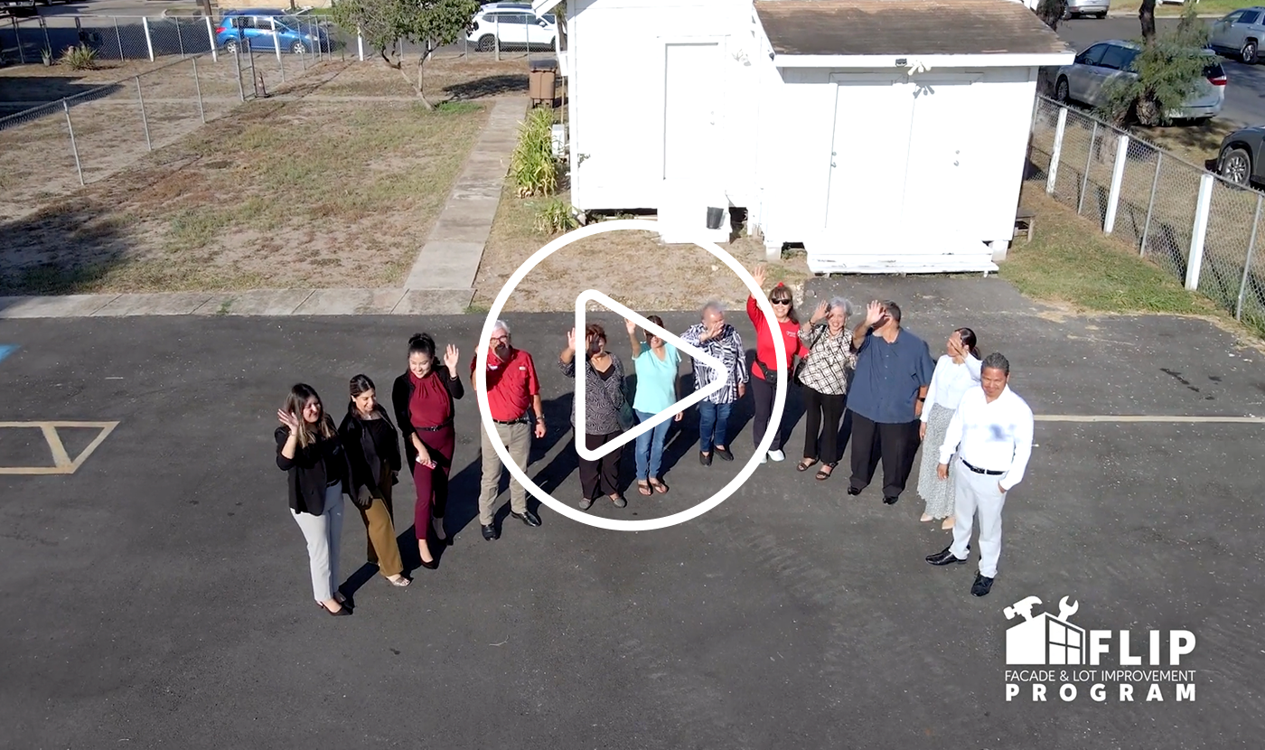 Video: Edinburg EDC and community members celebrating a completed FLIP Program project